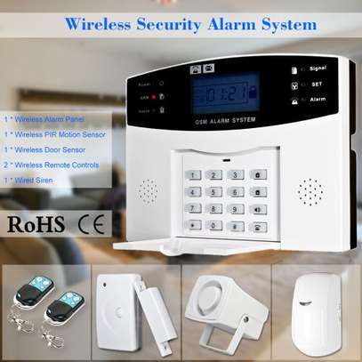 Wireless GSM SMS Home Burglar Security Alarm System image 1