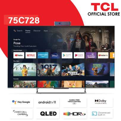 TCL C728 75 inch QLED 4K HDR Google TV image 1