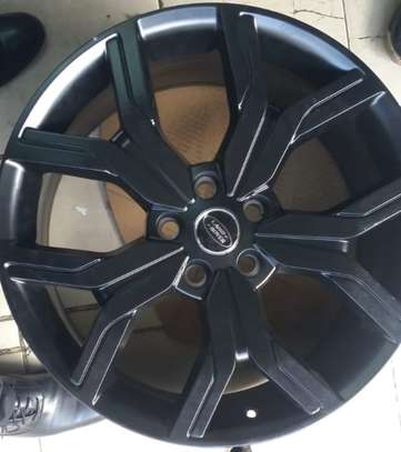 20 inch alloy rims for Range Rover cars brand new matt black image 1