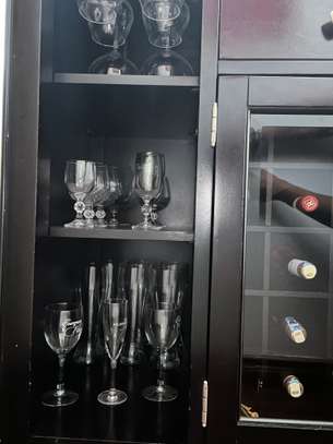 Bar and Wine Cabinet with Stone Top image 6