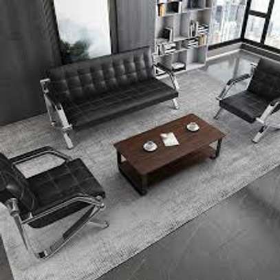 5 Seater Modern Design-Stylish Executive Office Sofa image 11