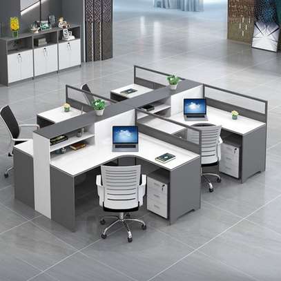 Office 2-way Curved Workstation image 4