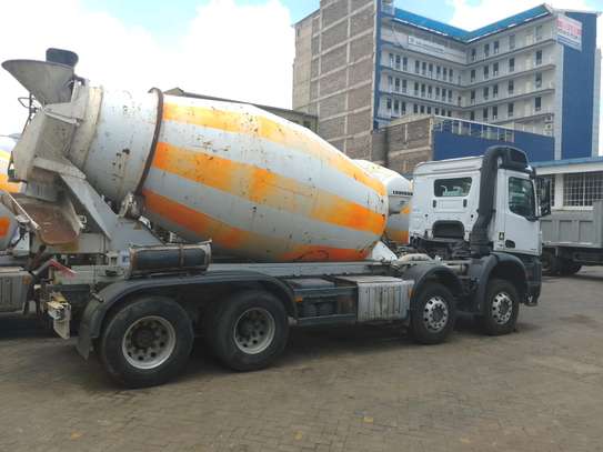 Concrete mixer truck image 6
