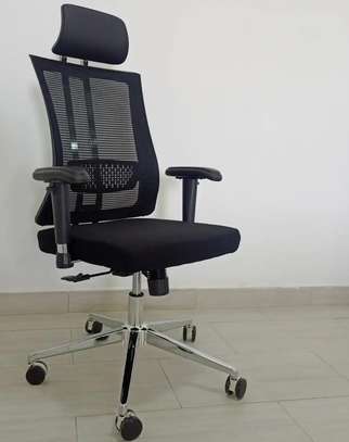Office Chair:  Modern Recliner Lumbar Support Chair image 1