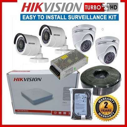 Hikvision 4 Turbo HD CCTV Complete Kit Package image 1