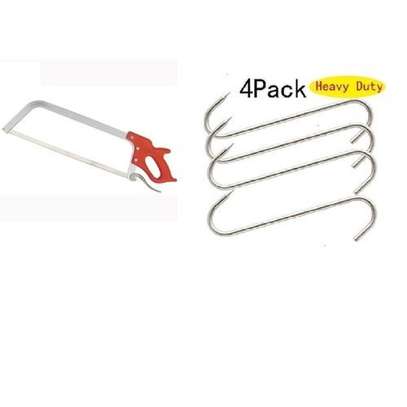 Butcher Hand Saw With Stainless Steel Blade +FREE 4PCS HOOKS image 1