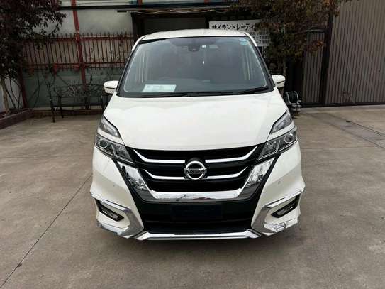 Nissan Serena highway star ✨✨✨ hybrid 2018 white image 2