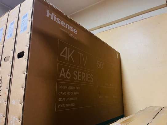 HISENSE 50 INCHES SMART UHD /4K FRAMELESS TV image 2