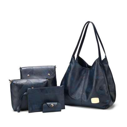 *Quality Original Designer Ladies Business Casual Rubber 5 in 1 Legit  Handbags Slingbag Clutch Wallet Set* image 2