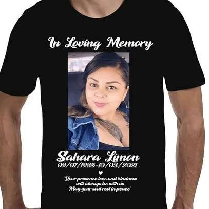 Funeral t shirt 👕 printing image 1