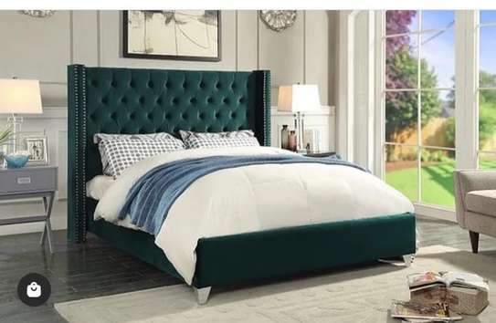 King Size Modern Bed with Side Draws image 7