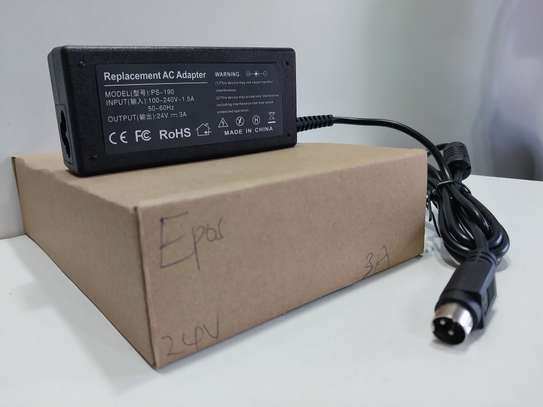POS Printer Power Adapter 24V 3A 3pin For Xprinter Epson image 3
