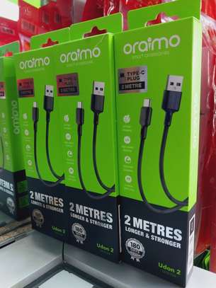 ORAIMO USB Type C Cable 2 A 2m (Compatible with Mobile) image 3