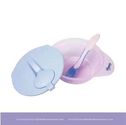 Baby Feeding Set Of Weaning Bowl With Heat Sensing Spoon image 2