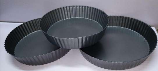 Non-stick Pizza Pie Pans Tins With Removable Bottom image 6