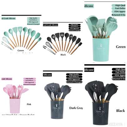 12pcs Silicone spoons set image 3