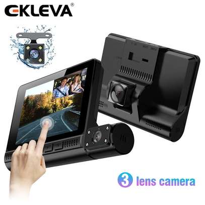 Dash Camera Dual Lens With Rearview Camera Video image 3