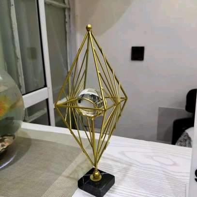 Luxury Geometric Crystal Ball Ornament image 3
