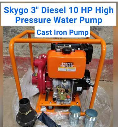 Skygo Diesel High Pressure Pump 3", 10hp, 75Mtrs Head image 1