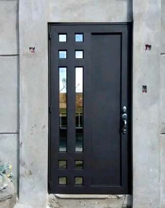 QUALITY MODERN STEEL SINGLE DOOR image 11