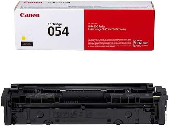 Canon 054 Yellow Toner Cartridge - GENUINE image 1