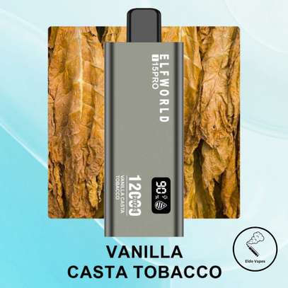 ELFWORLD I15 PRO 12000 Puffs Vape – Vanilla Casta Tobacco image 1