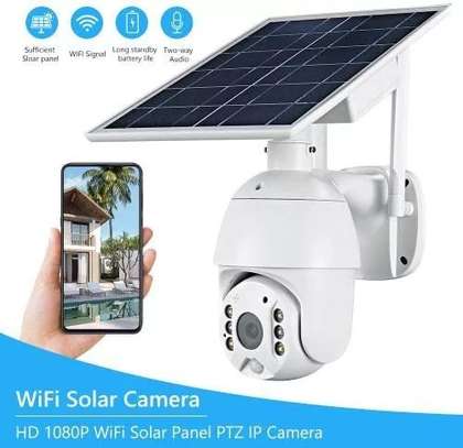 4G Solar PTZ Camera.(with simcard and memory card slots). image 3