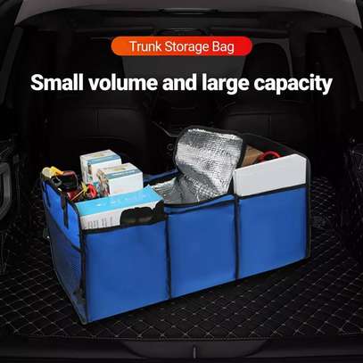 Car trunk Back  Storage Bag with insulation at the centre image 1