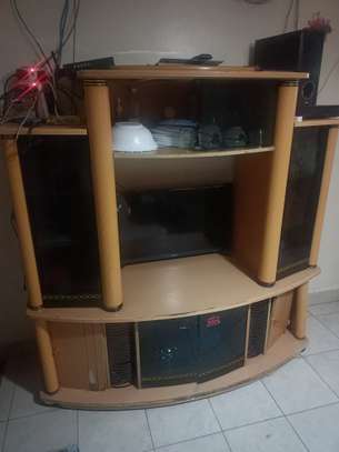 Fancy Wall Unit Stand And Tv Place image 3