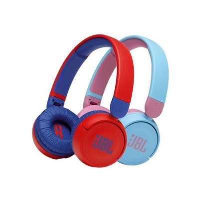 JBL On-Ear Headphones Wired Red Blue Adjustable image 3