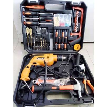 Dera Complete Toolkit With 750Watts Drill With HackSaw image 1