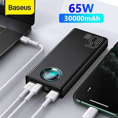 Baseus 30000mah USB C Pd 3.0 Fast Charging 65W Laptop Power image 3