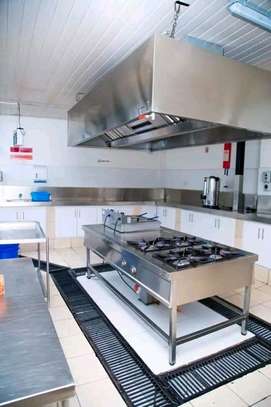 Kitchen hood with extractor fan image 1