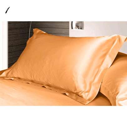 Satin bed pillows image 1