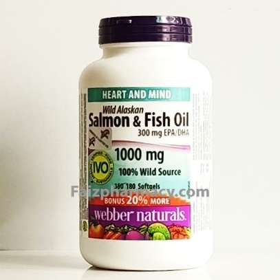 Webber Naturals Wild Alaskan Salmon & Fish Oil 1000mg image 1