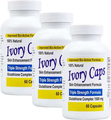 Ivory Caps Maximum Potency Glutathione 1500  (3-Pack) image 1