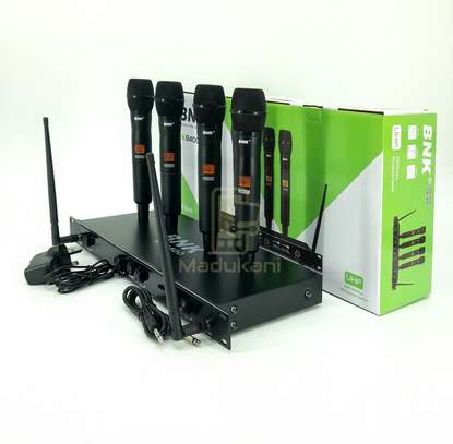 BNK BK8400 UHF Wireless Microphone System with 4 Mics image 1