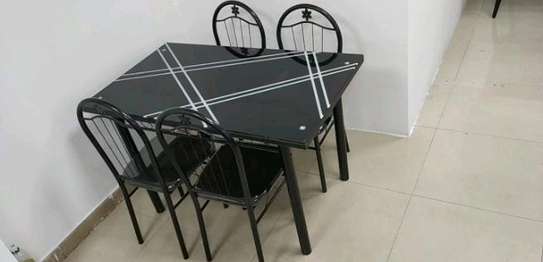 New style indoor dining room table set image 1