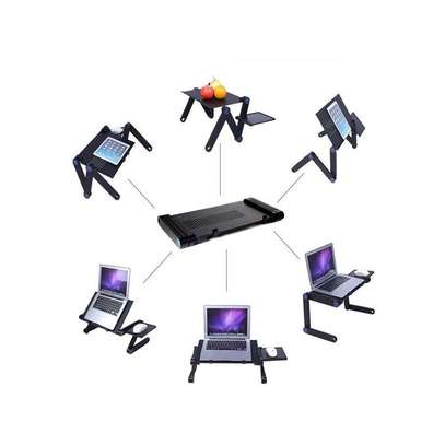 Adjustable Multi-Angle Laptop Stand with Mouse Pad image 1