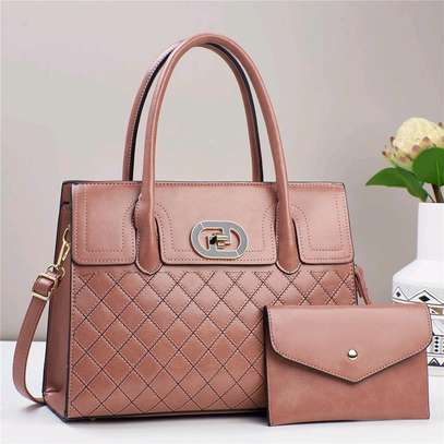 BLACK LADIES HANDBAGS 2 IN 1 image 3