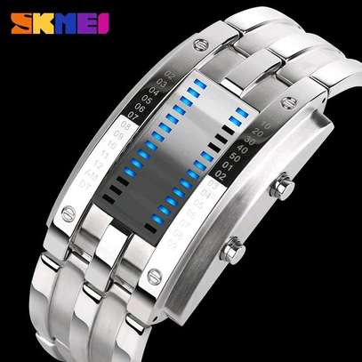 SKMEI LED Waterproof Digital Wristwatches For Men-0926 image 2