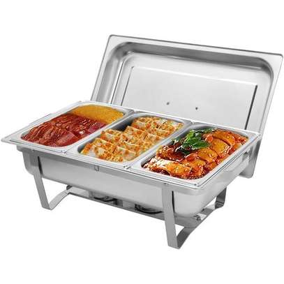 Signature Chafing Dish Set, Stainless Steel image 1