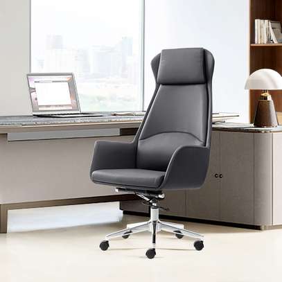 Ergonomic Luxury Office Chair – Executive PU Leather image 2
