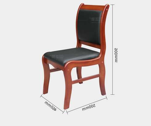 Wooden Frame Boardroom Office Chair image 10