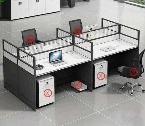 4 Way Modular Mdf Office Desk Configuration image 9