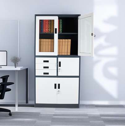 Office Storage Cupboard with Drawer & Safe Box image 5