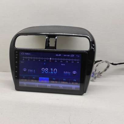 9 INCH Android car stereo for Mirage 2010+. image 2