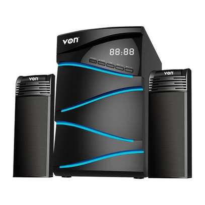 VON VES1002FS Subwoofer 2.1CH, Bluetooth, USB-100W RMS image 2