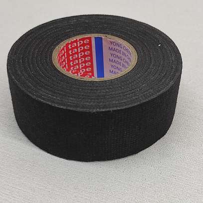 32mm Black Cotton Cloth Tape, Usage: Binding, Sealing. image 1