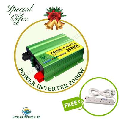 2000W Inverter with free extension cable image 1